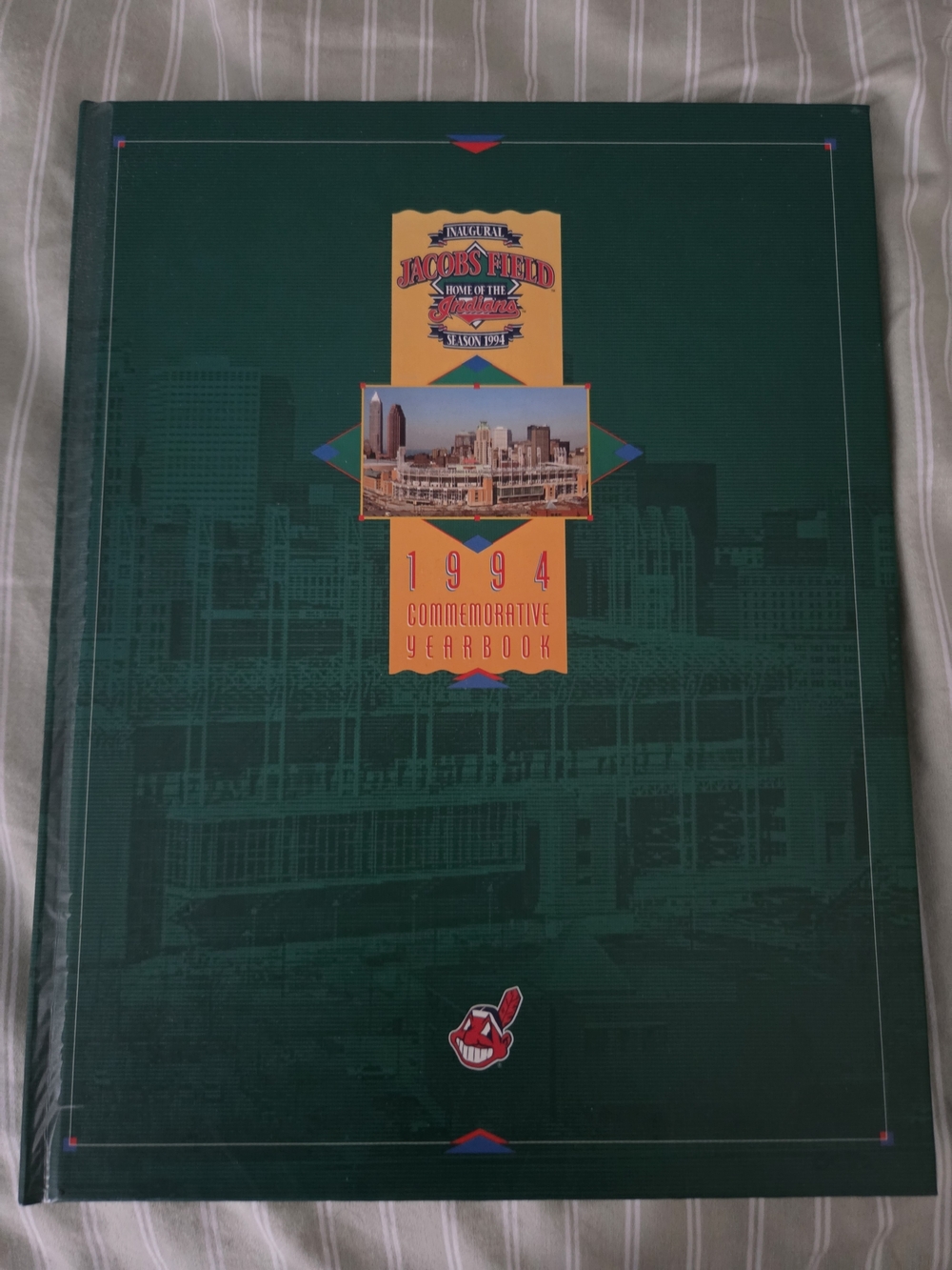 1994 Jacobs Field Commemorative Hardcover Journal - Green